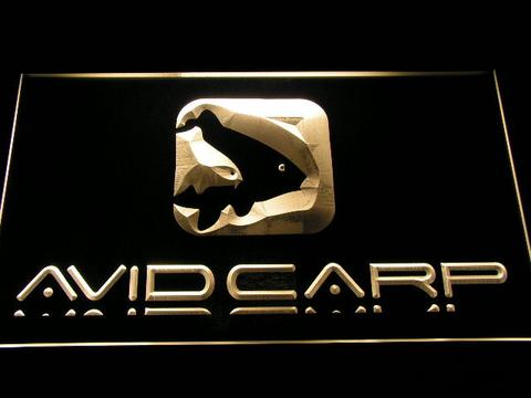 Avid Carp Fishing Logo LED Neon Sign